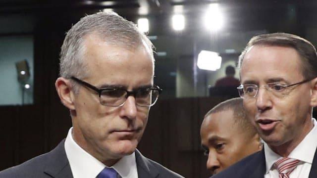 Did Andrew McCabe actually admit to his active criminal participation?