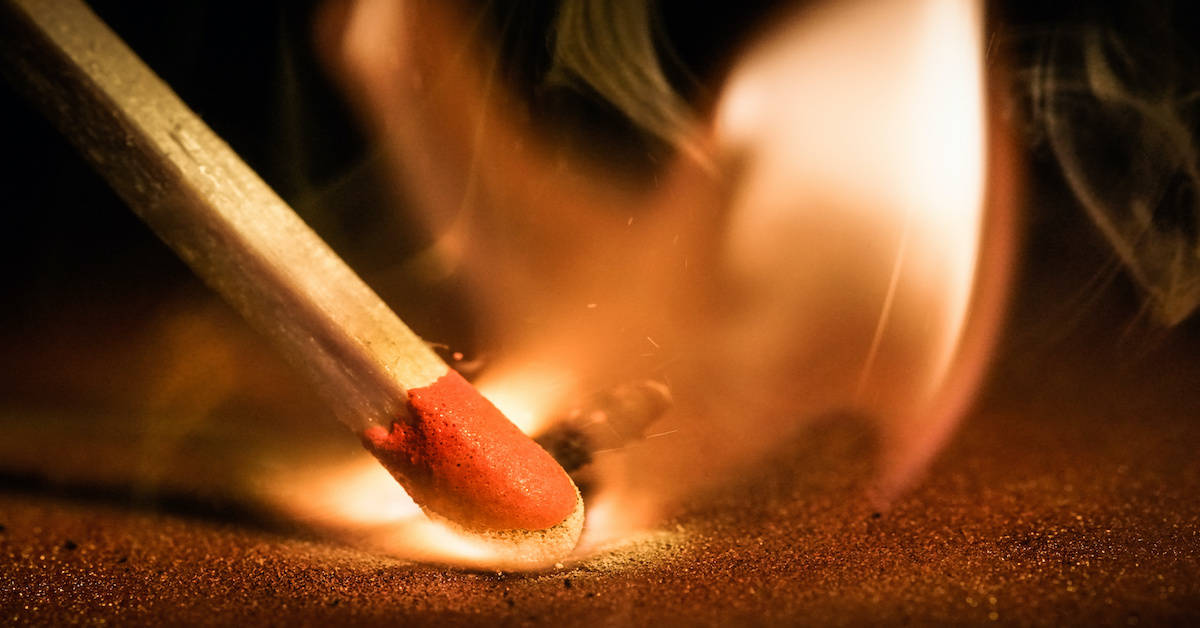 Then Someone Lit A Match