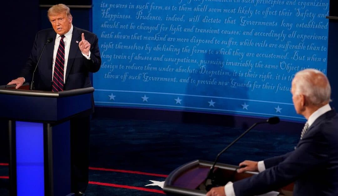 First Presidential Debate & Chaos in our Cities