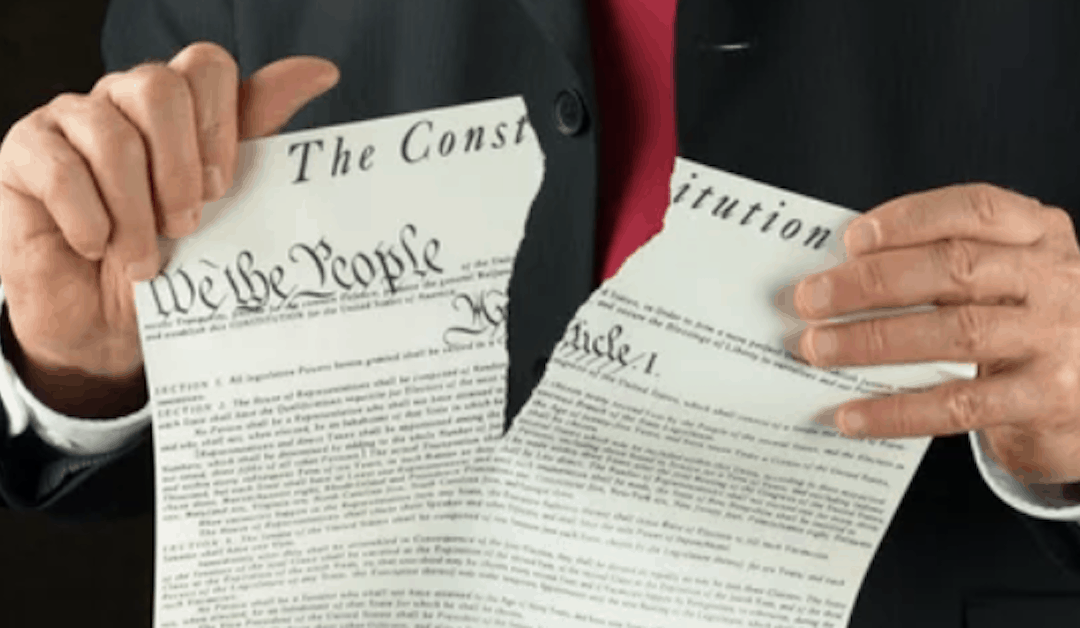 Trashing the Constitution