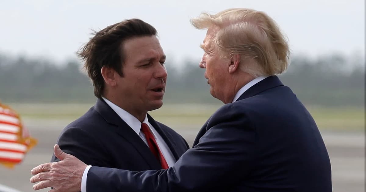 Trump and DeSantis