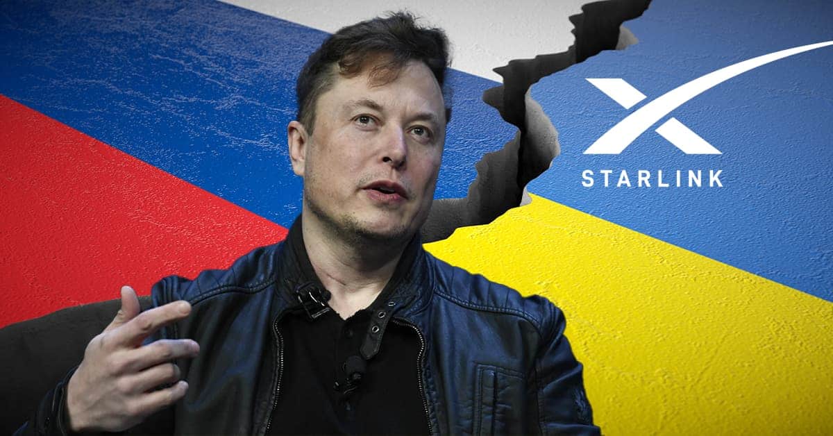 Musk Controls Starlink To Change Outcome of Ukraine War