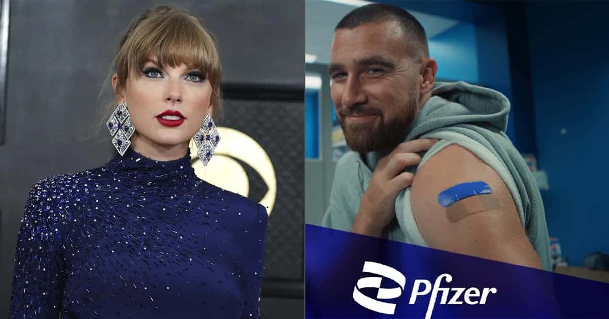 Travis Kelce and Taylor Swift Are a Match Made by Pfizer