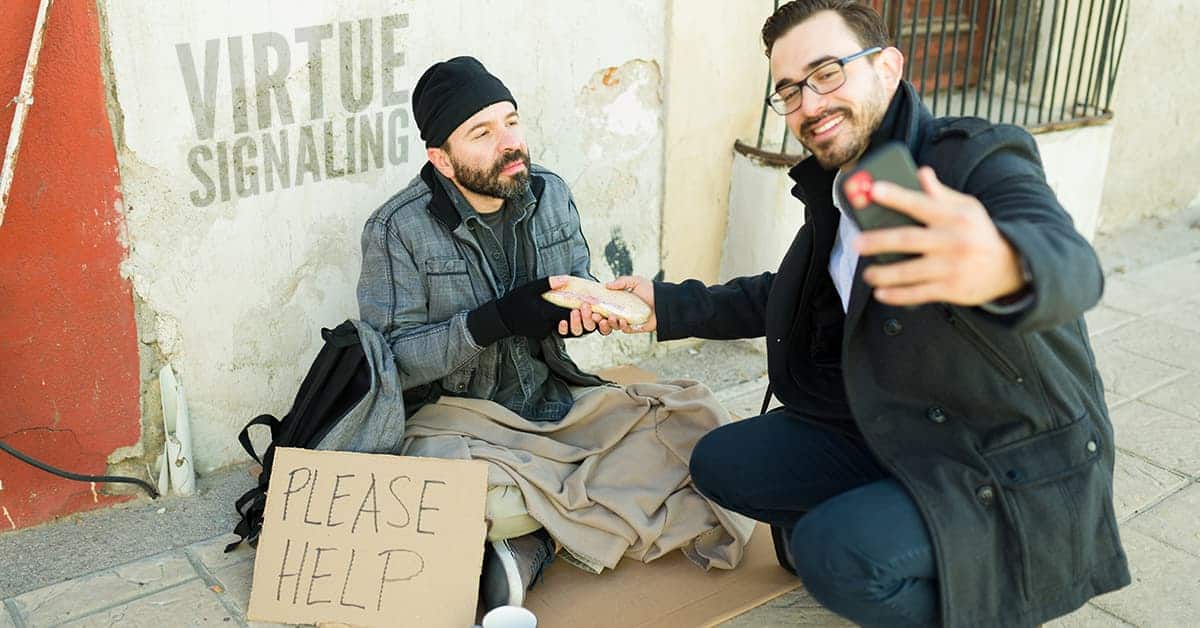 Look! It’s the Virtue Signal!