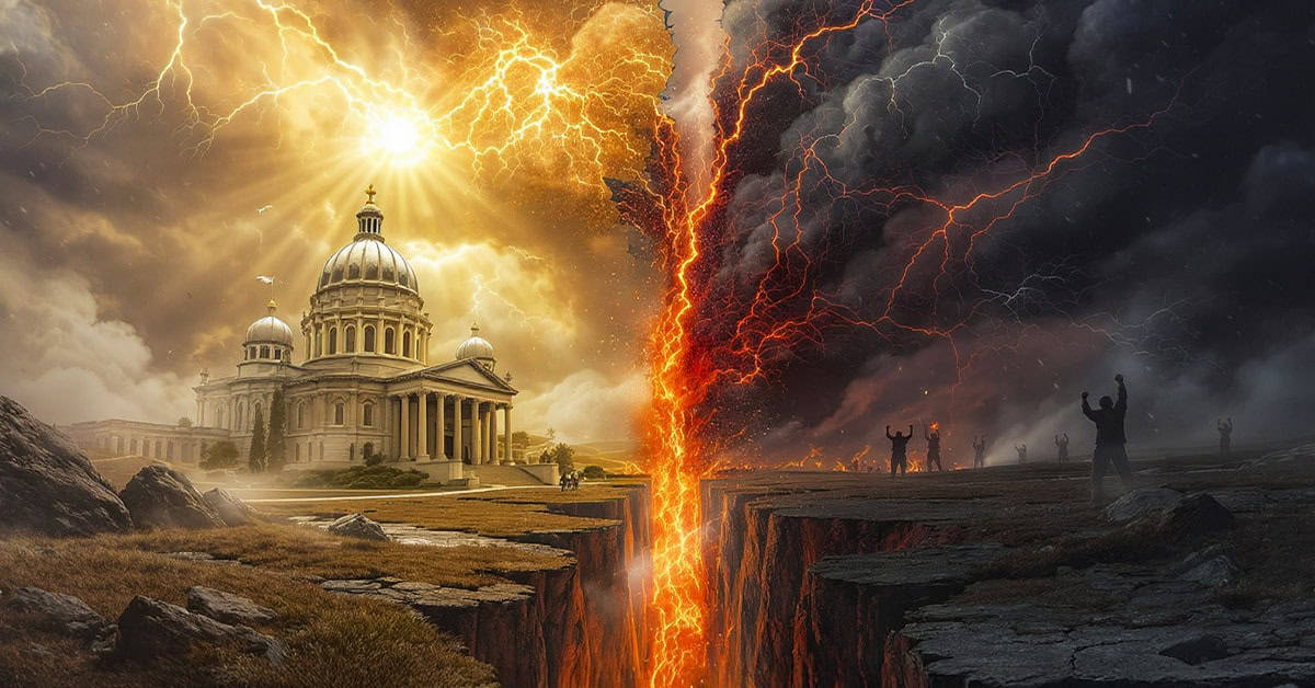 The great divide between light and chaos