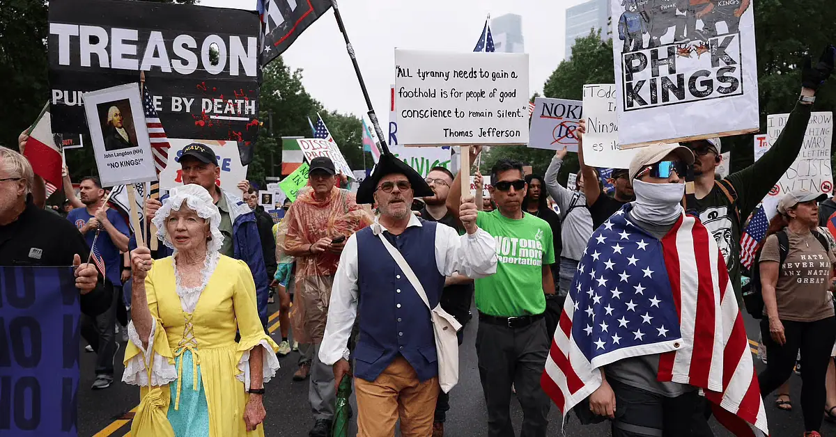 We hear ‘No Kings’ from those who adore their prince and princesses copy