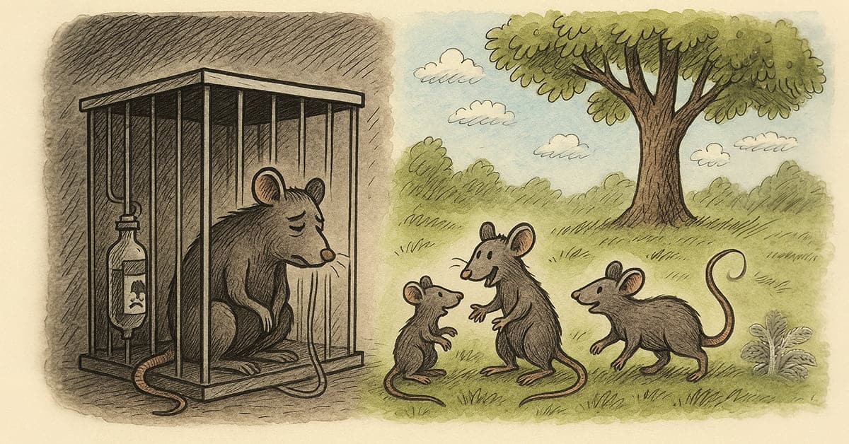 Rat Park political cartoon