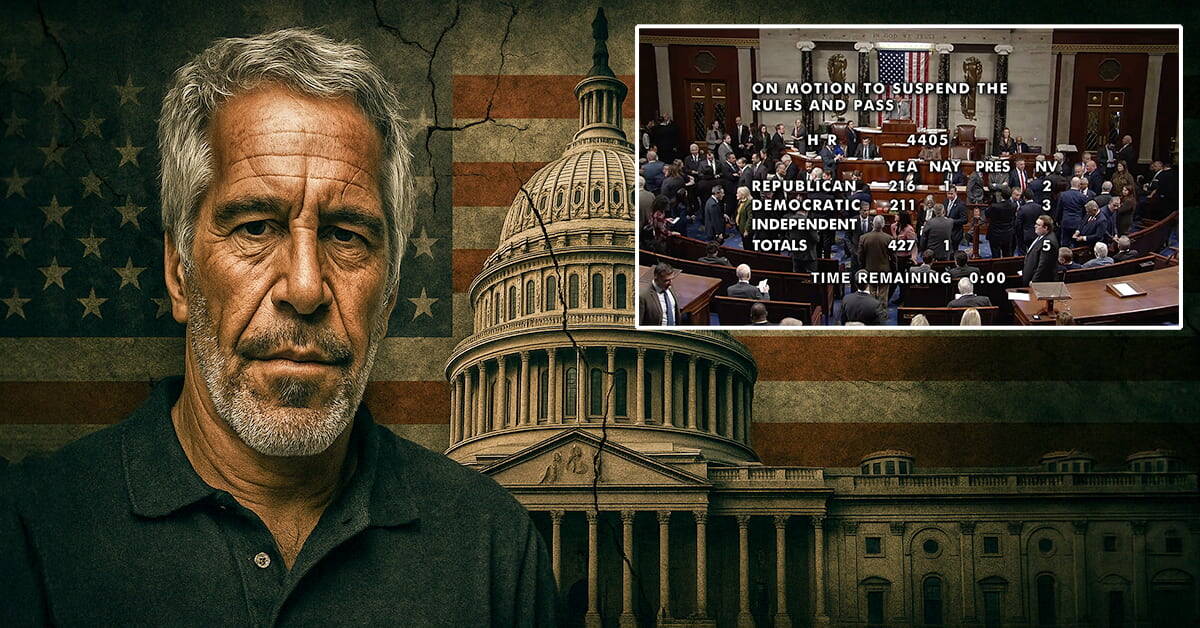 The Epstein vote means America is broke image