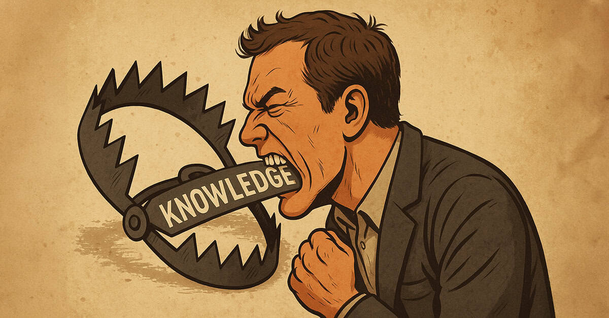 Trapped by False Knowledge