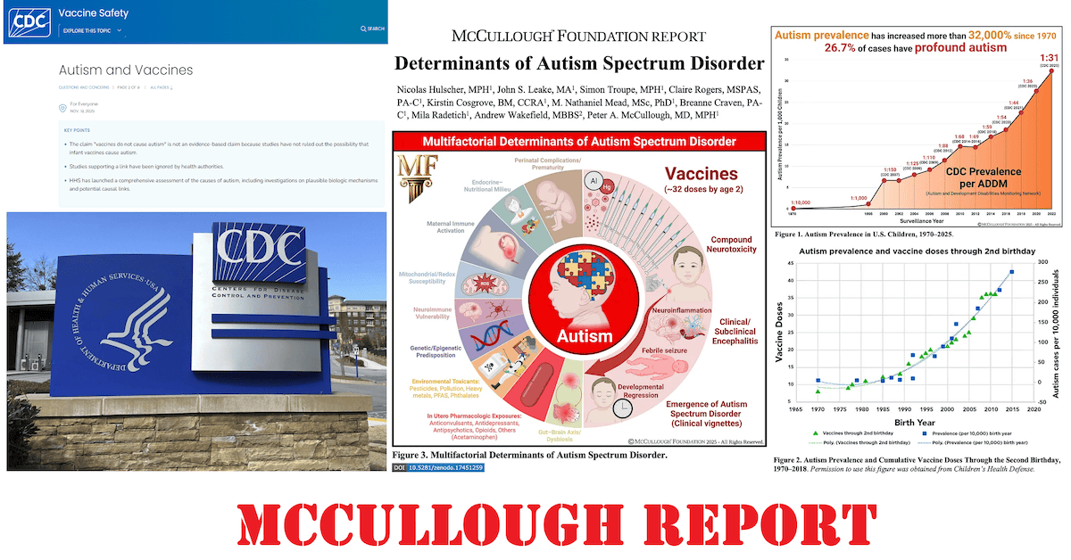 CDC statements on vaccines and autism Rock Medical establishment