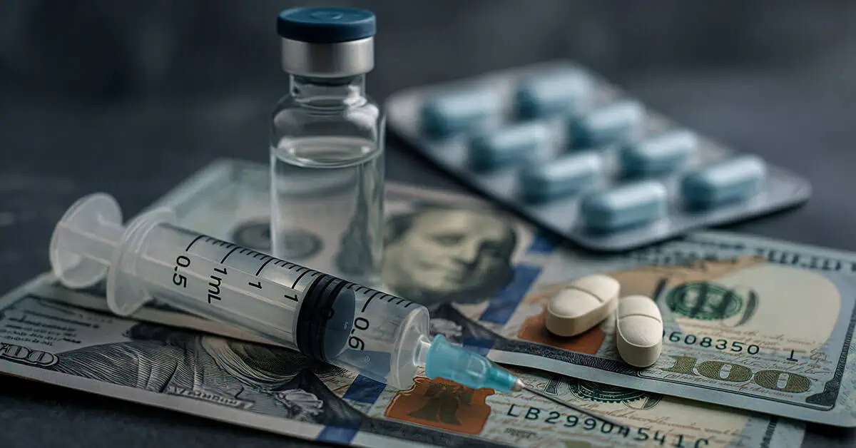 Pharmaceutical deception illustration